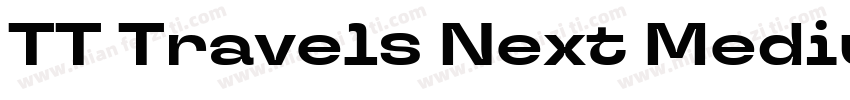TT Travels Next Medium字体转换